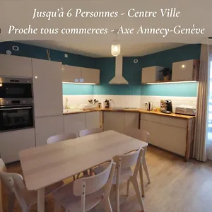  Appartement L'ecrin Connecte-axe Annecy-geneve-wifi-confort